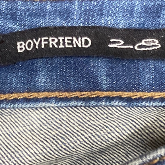 William Rast Boyfriend in Mid Blue Wash Distressed 28 - Picture 12 of 13